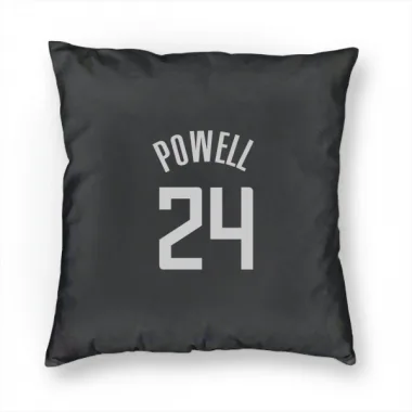 Black Los Angeles Clippers Norman Powell   Pillow Cover (18 X 18)