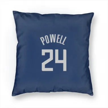 Blue Los Angeles Clippers Norman Powell   Pillow Cover (18 X 18)