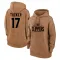 Brown Women's P.J. Tucker Los Angeles Clippers 2023 Salute to Service Pullover Hoodie