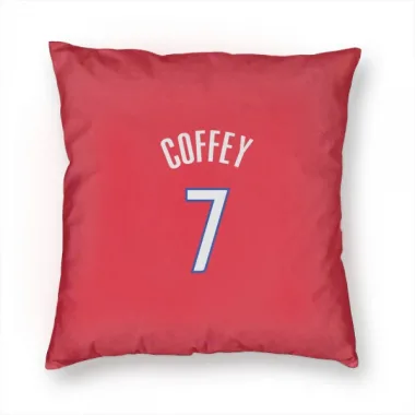 Red Los Angeles Clippers Amir Coffey   Pillow Cover (18 X 18)