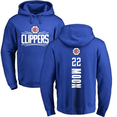 Royal Men's Xavier Moon Los Angeles Clippers Branded Backer Pullover Hoodie