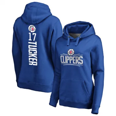 Royal Women's P.J. Tucker Los Angeles Clippers Branded Backer Pullover Hoodie